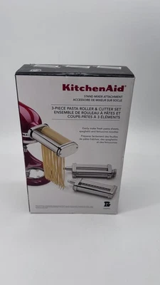 KitchenAid Stand Mixer Attachment 3-Piece Pasta Roller and Cutter Set KSMPRA NEW - Image 1 of 4