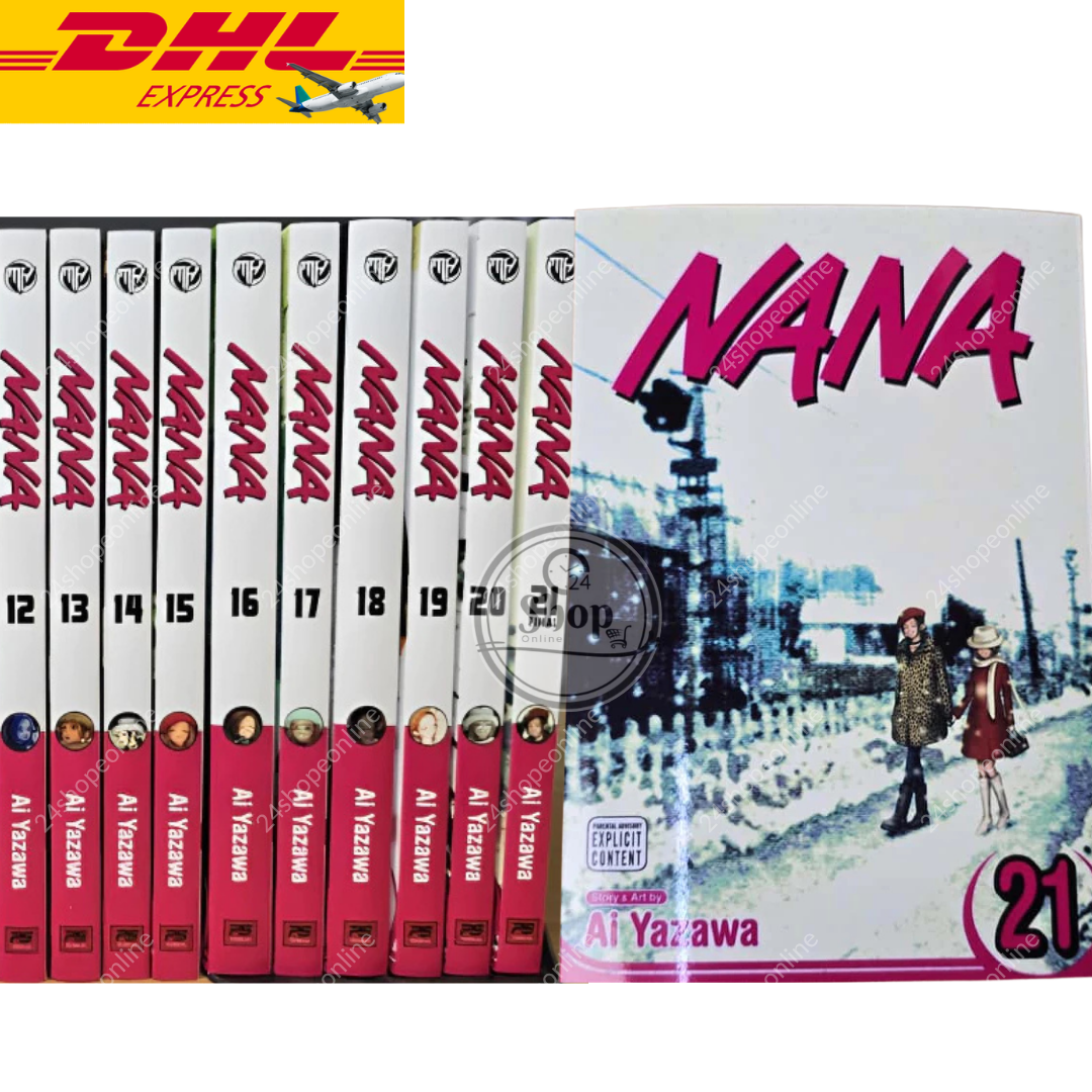 NANA Complete NEW Manga Vol.1-21 FULL SET English Comic Books by