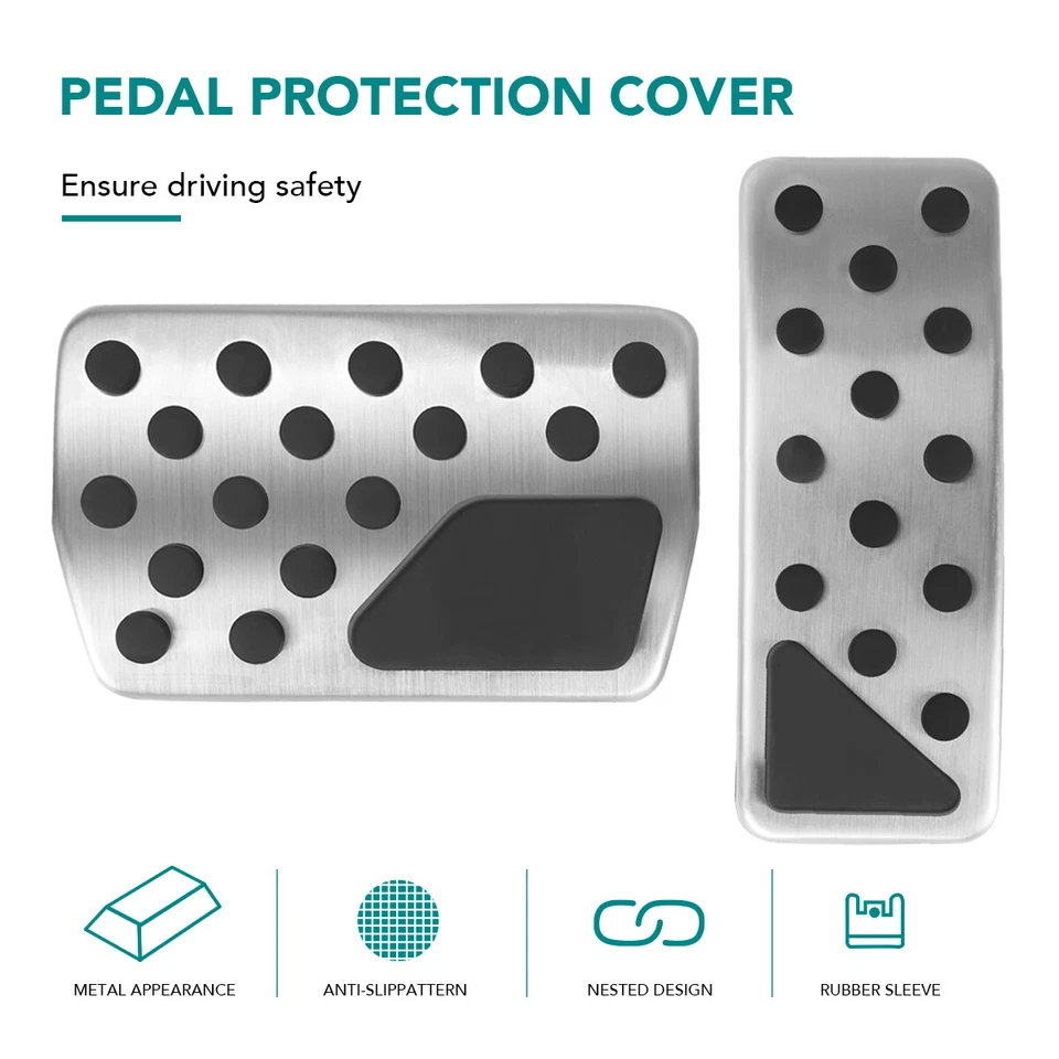 FOR jeep Grand Cherokee 2014-2020 stainless steel car accelerator brake pedal - Изображение 4 из 4