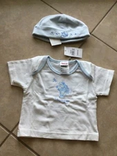 Disney Store Infant Baby Child  2 Pc Bambi’s Thumper 9 Month  Shirt Hat New