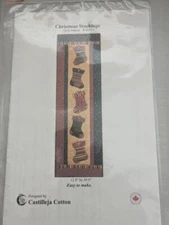 Quilting Pattern - Christmas Stockings  - Castilleja Cotton  2007