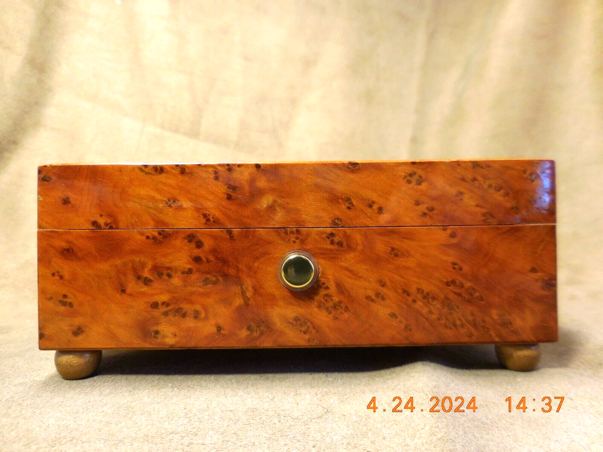 RARE & EXQUISITE REUGE 3 TUNE 36 NOTE THUYA WOOD MUSIC BOX RARE & EXQUISITE REUGE 3 TUNE 36 NOTE THUYA WOOD MUSIC BOX