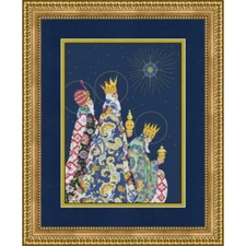 Counted Cross Stitch Kit Three king DIY