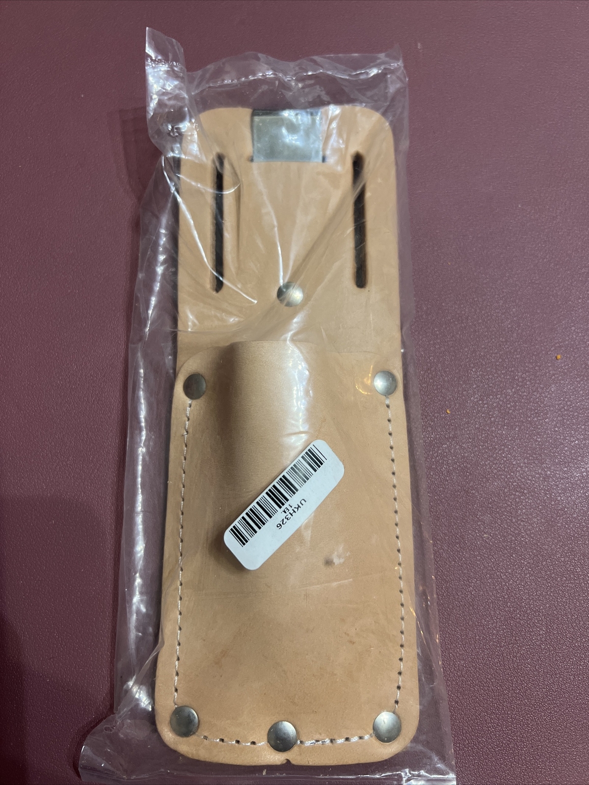 Pacific Handy PCUKH326 Cutters PCUKH326 Tan Leather Sheath Holster with Clip