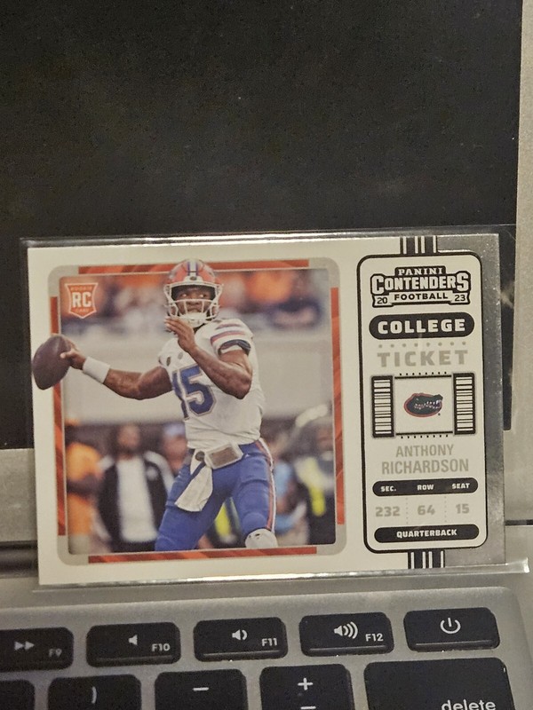 Anthony Richardson Rookie 2023 Chronicles Draft Picks Contenders College Ticket