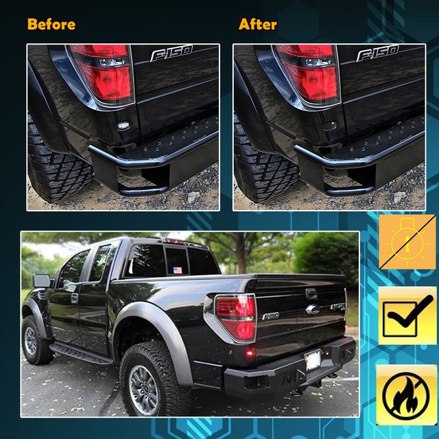 2pcs For 201014 Ford F150 Raptor LED Side Fender Marker Light Lamp