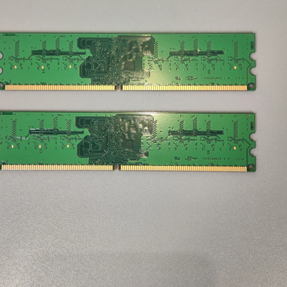 2gb ram (2 x 1gb modules) CRUCIAL CT12864AA800.M8FM 1GB 240 PIN DIMM - Image 2 of 4
