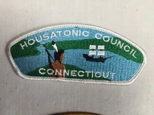 Housatonic Council fully embroidered plastic back BSA CSP Patch