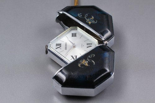 Vintage "EXC+5" SEIKO Momotaro 21-7510 17J Hand Winding Pocket Watch From JAPAN - Picture 3 of 11