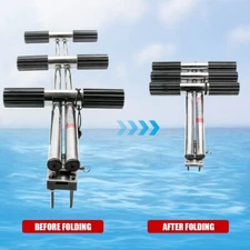 Boat Ladder 3 Step Stainless Steel Marine Sport Heavy Duty Dive Telescoping Tube
