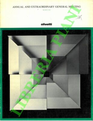 Olivetti - Jahres- und außerordentliche Hauptversammlung. Ing. C. Olivetti & C. S.p