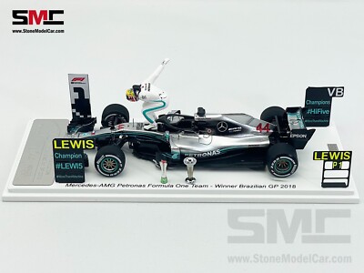 Mercedes F1 W09 Lewis Hamilton Brazil GP 2018 World Champion 1:43