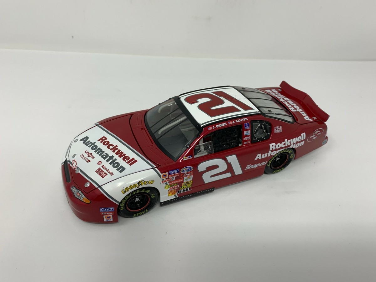 Action Nascar #21 Jeff Green & Jay Sauter Rockwell Automation