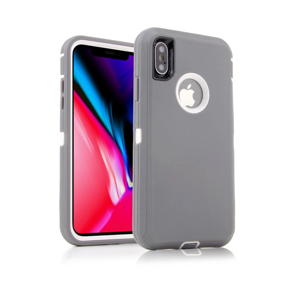 Lot 6-Pack Protective Defender Case for Apple iPhone 12 13 Pro Max XR Wholesale - Image 4 of 4