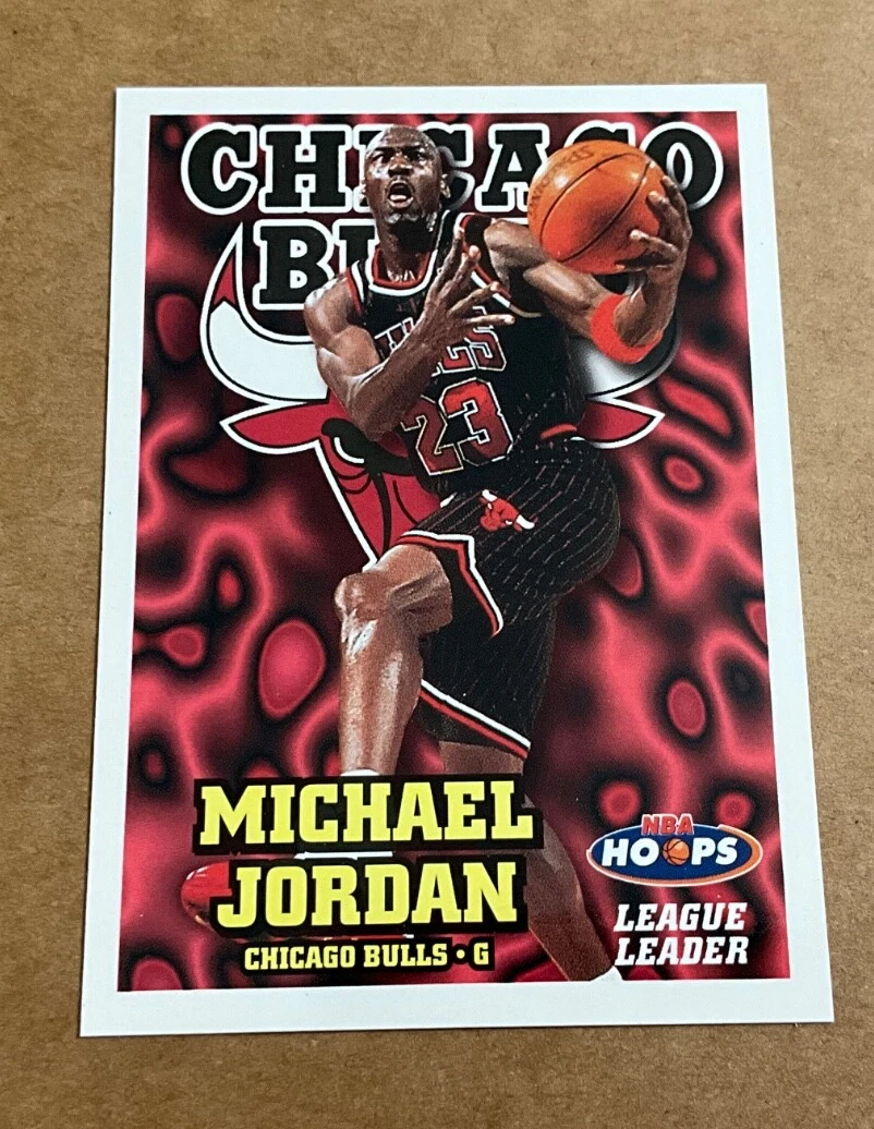 1997-1998 Skybox NBA Hoops League Leaders #1 Michael Jordan Chicago Bulls