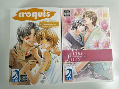 Blu Croquis And  You Will Drown In Love Hinako Takanaga Book