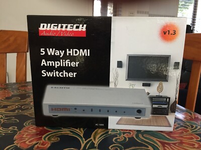 Digitech 5 Way HDMI Amplifier Switcher | eBay Australia