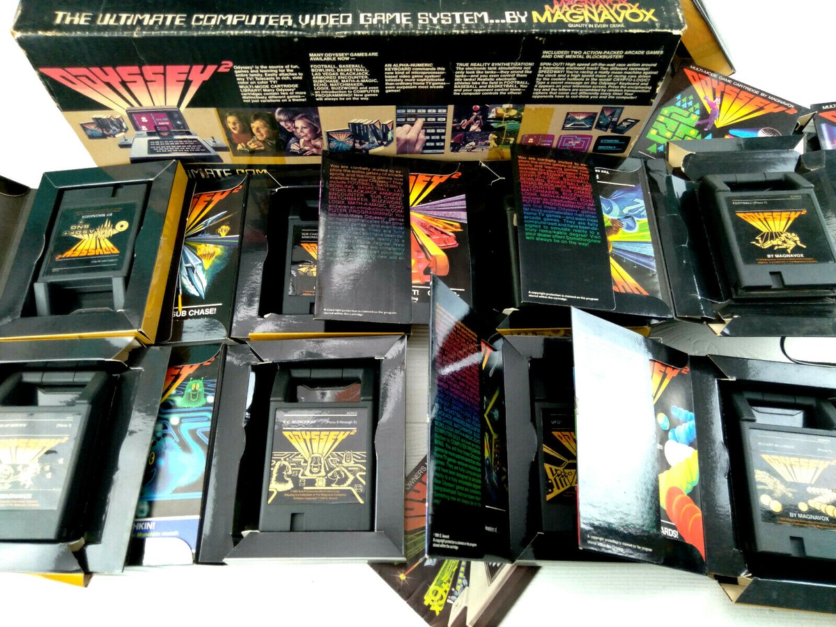 VINTAGE 1978 MAGNAVOX ODYSSEY 2 COMPUTER VIDEO GAME SYSTEM VINTAGE 1978 MAGNAVOX ODYSSEY 2 COMPUTER VIDEO GAME SYSTEM
