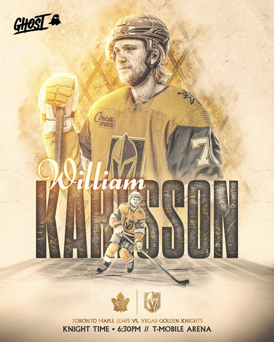 Vegas Golden Knights vs Toronto Maple Leafs 2/22/24 Poster