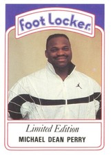 FOOT-LOCKER SLAM-FEST Michael Dean Perry BROWNS BRONCOS CHIEFS Clemson TIGERS