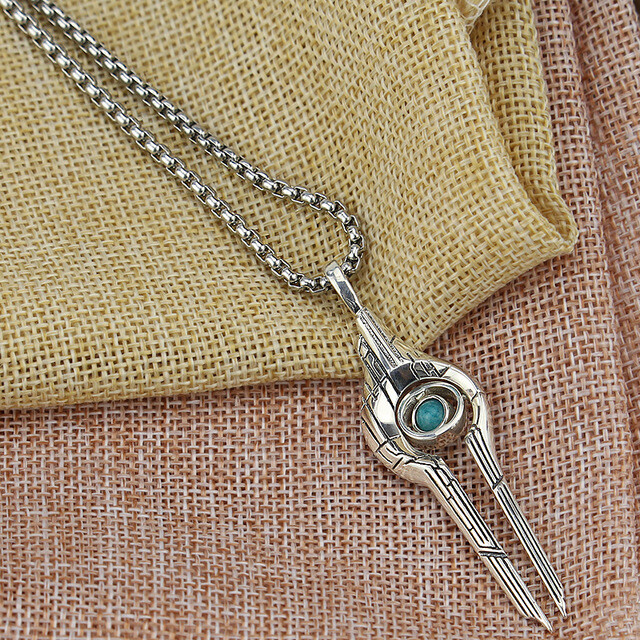 Mass Effect Relay Gamer Pendant Necklace Fashion Nerd Jewelry Cosplay