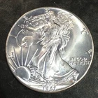 1987 Uncirculated American Silver Eagle US Mint Issue 1oz Pure Silver #o143