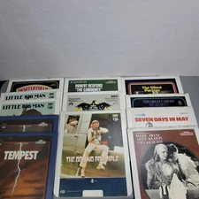 Lot of 12 Vintage CED VideoDiscs 10 Movies in Total, Classic Films