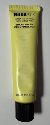 NudeStix Lemon-Aid Detox & Glow Micro Peel 2.03 fl.oz. New