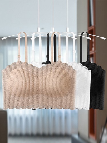 Women Ladies Strapless Seamless Bandeau Bra Boob Tube Comfort Tops Non-Slip Sexy - Picture 21 of 28