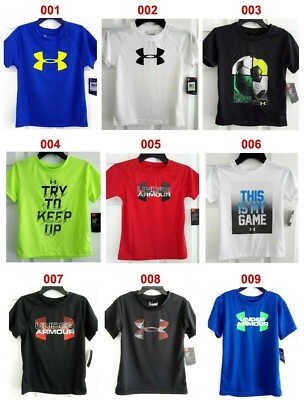 Under Armour Heatgear Athletes Better Short T-Shirt Kids Size 2T, 3T, 4, 4T, 7.