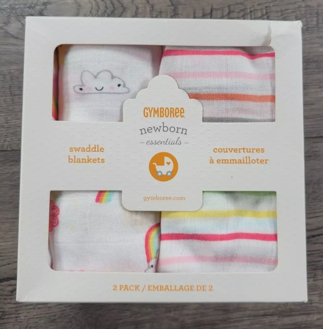 Gymboree top swaddle blankets