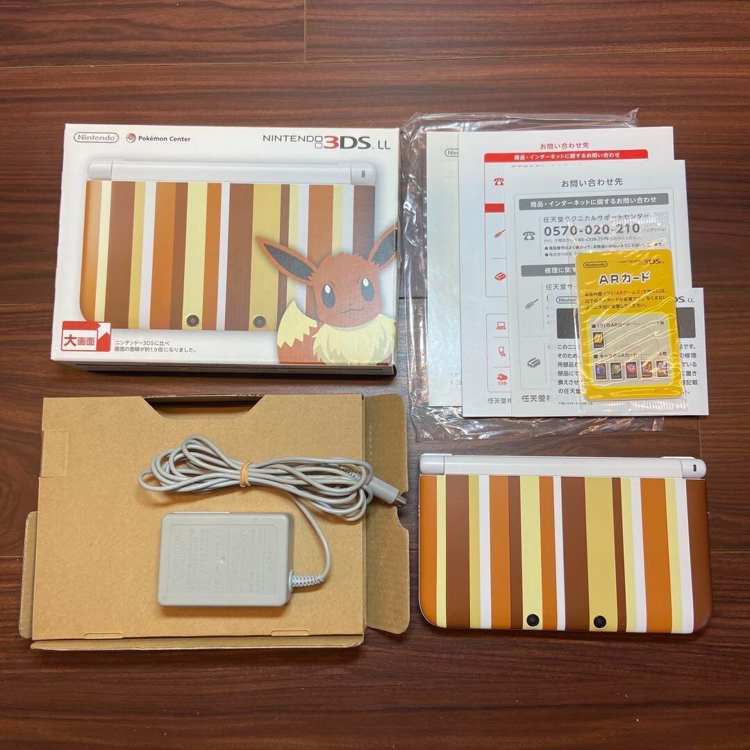 任天堂　3DSLL イーブイエディション Pokemon 『中古即納』{本体}{3DS} ニンテンドー3DSLL イーブイ