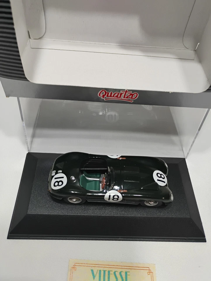 Coche Quartzo Jaguar XK 120 tipo C #18 Rolt Hamilton ganador Le Mans 1953 QLM033  Foto 4 de 4