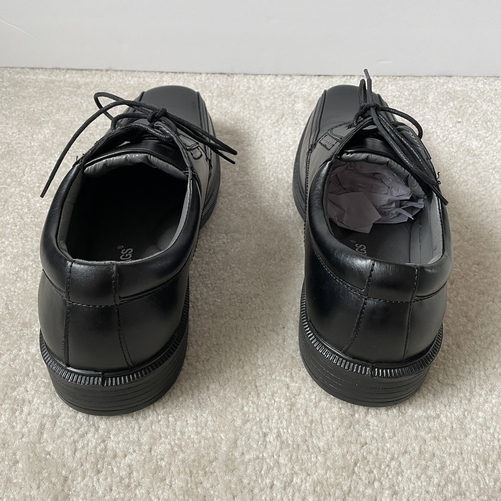 SAOLA Scarpe eleganti uomo cervi taglia 14W nere Williamsburg 902 collezione Oxford nuove