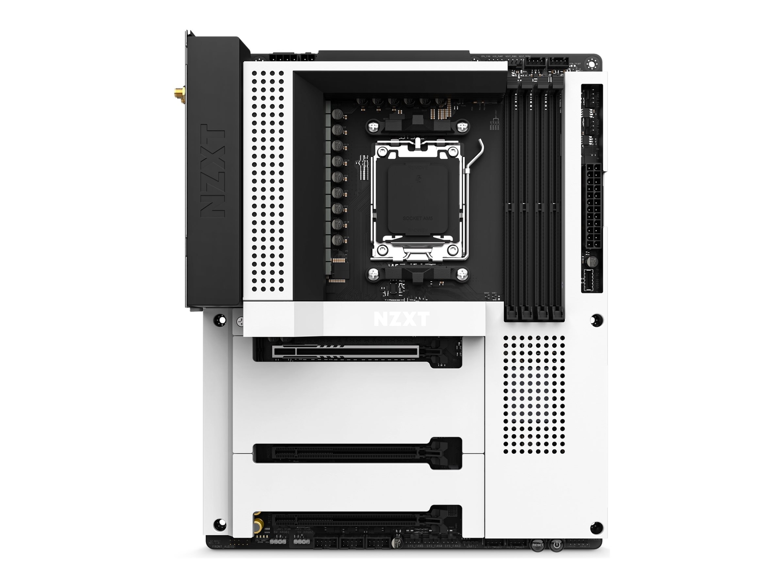 NZXT N7 B650E Matte White ATX Intel N7-B65XT-W1 Scheda madre N7-B65XT-W1