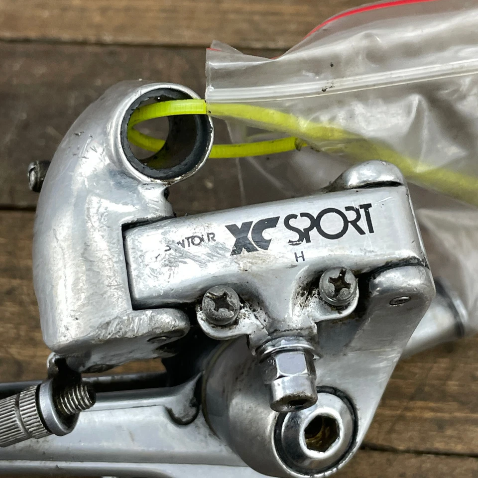 Desviador trasero deportivo vintage Suntour XC Tour MTB Tour jaula larga años 80 montaña A6 Foto 2 de 4