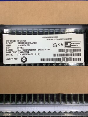 NEW HMCG94AHBRA283N HYNIX 64GB (1X64GB) 2RX4 PC5-6400B RDIMM
