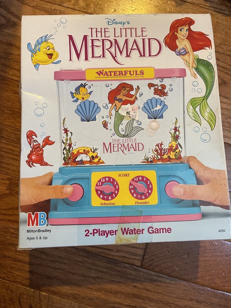 Vtg NEW Disney The Little Mermaid Waterfuls Water Game 2 Players