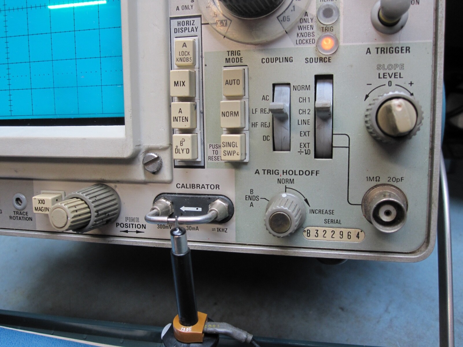TEKTRONIX 465 100Mhz OSCILLOSCOPE with P6105 probe with accessories S/N B0322964 eBay