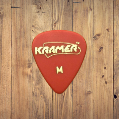 Kramer Original Guitar Pick 1pc M Red Vintage Limited Rare F/S