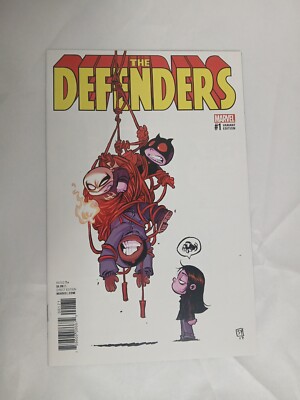 The Defenders #1 Skottie Young variant Marvel Comics (2017) NM-