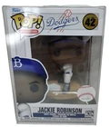 Funko Pop! MLB: Legends Jackie Robinson LA Dodgers #42 At the Plate In Protector