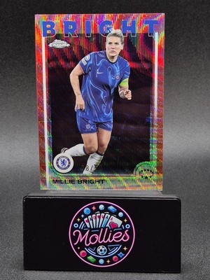 Millie Bright 2024-25 Topps Chrome UCC Women's Rose Gold Wave #19 Chelsea /50