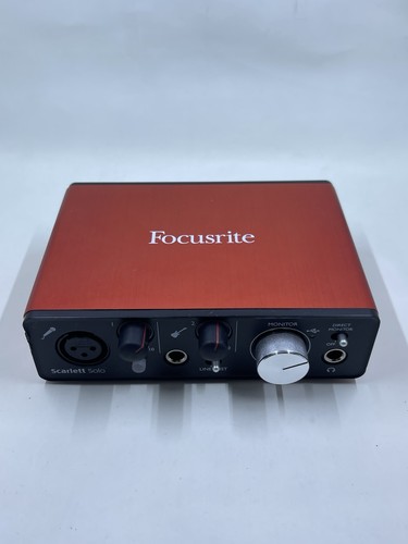 Focusrite Scarlett Solo Digital Recording Interface, 1st Gen UNTESTED