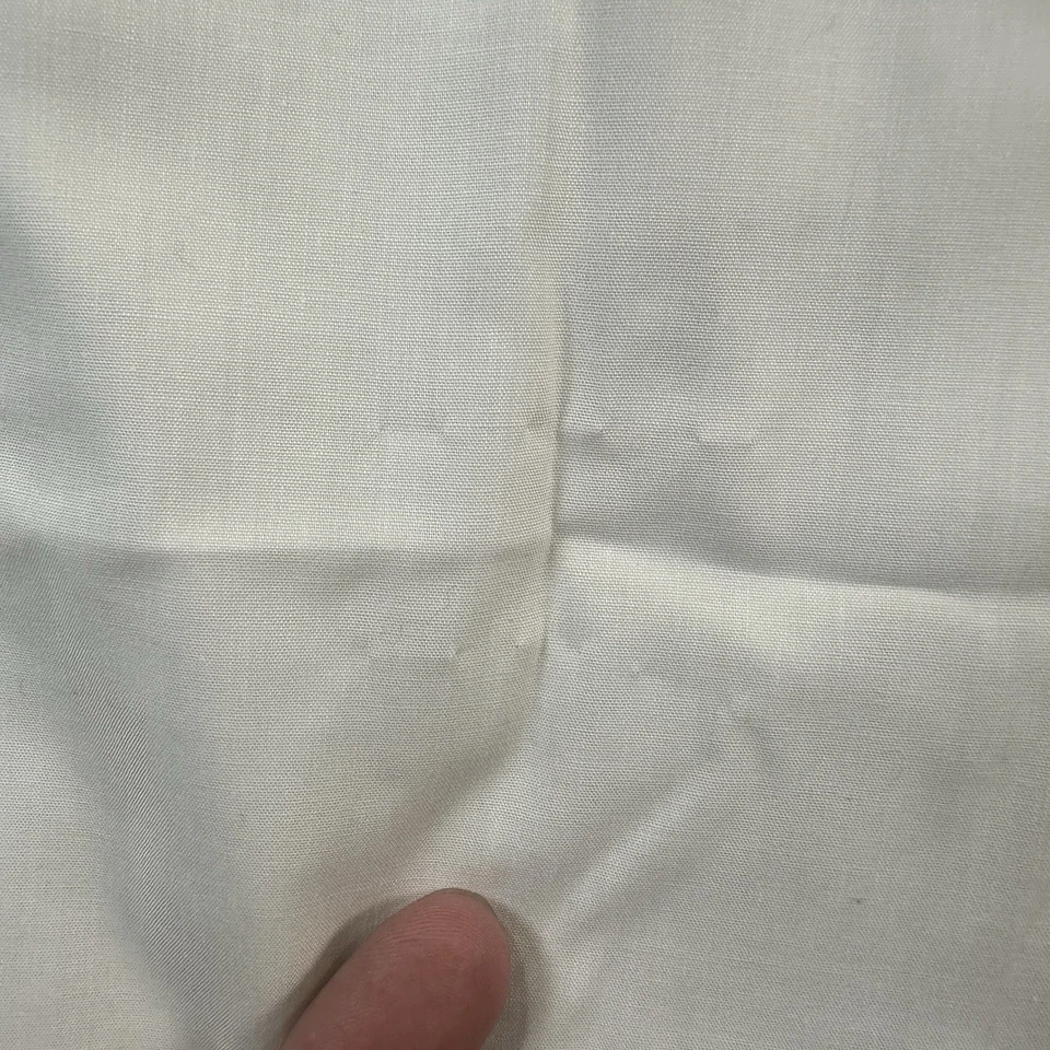 VTG Yves Saint Laurent Dress Shirt Mens 16 33-34 Cream Ivory Pocket NWT *READ - Image 3 of 4