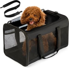 Soft Sided Pet Carrier Airline Approved Pet Bag for Small Dogs Cats Up to 15 lbs