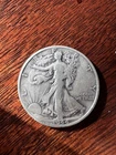1944-D Liberty Walking Half Dollar 90% Silver Coin Denver Circulated