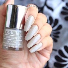 DeBelle Gel Nail Polish Moonstone Bloom Grey Taupe Nail Paint Non UV - Gel Fin