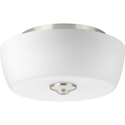 Progress Lighting P350061 Leap 2 Light 14''W Semi Flush Bowl - Nickel
