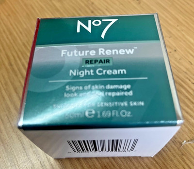 No7 FUTURE RENEW Damage Reversal Nachtcreme 50ml BRANDNEU